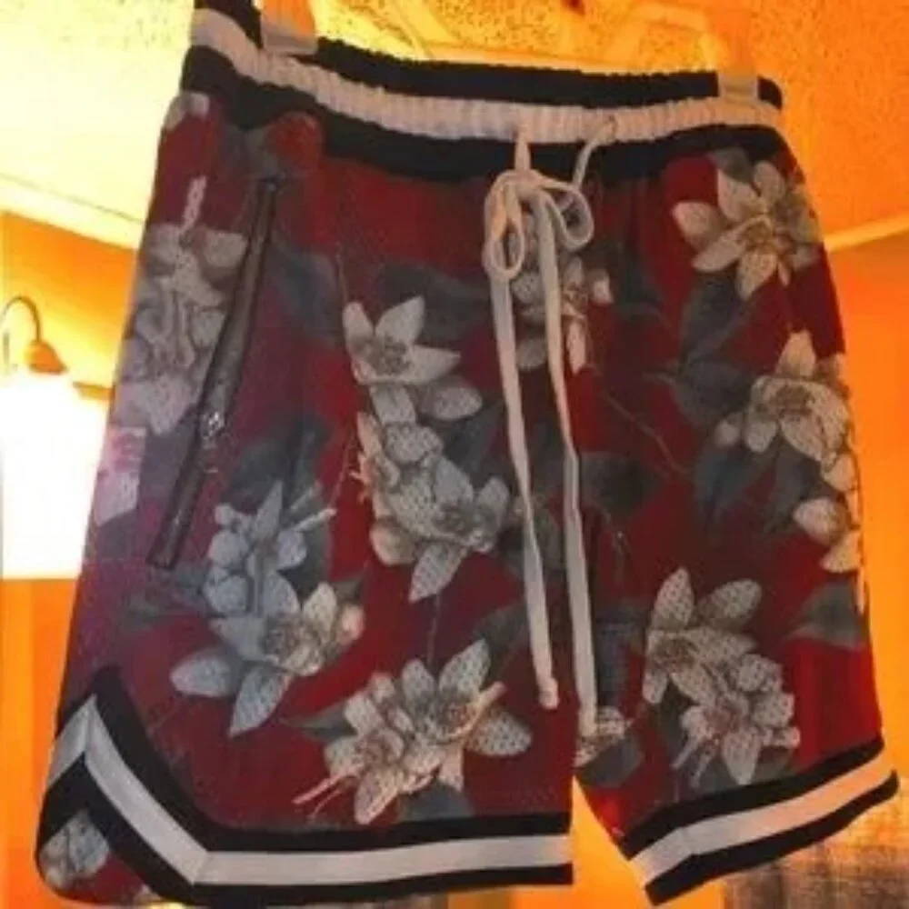 NEW Crysp x Jordan (fog jungle style) drop crotch extra long drawstring floral!